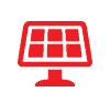 Solar panel icon